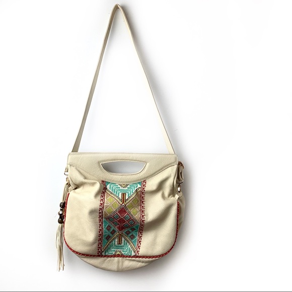 Big Buddha Handbags - Big Buddha embroidered vegan leather crossbody